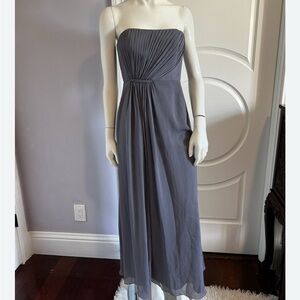 Vineyard Collection navy Strapless Maxi Dress Size 6 . New without tags